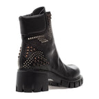 Frannie Leather Studded Boot