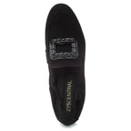 Love Suede Ornamental Closed Flat