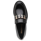 Phoebe Leather Heel Loafer