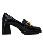 Cal Patent Platform Heel Loafer