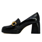 Cal Patent Platform Heel Loafer