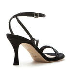 Cammie Satin Sequins Heel Sandal