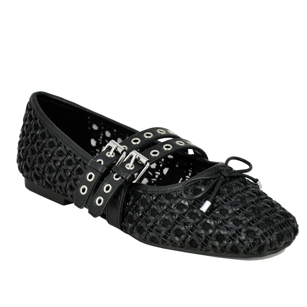 Casey Woven Strap Ballet – Footnotes