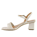 Celeste Leather Block Heel Sandal