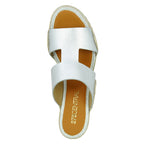 Christie Metallic Espadrille Wedge Slide