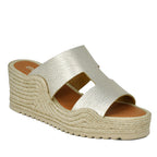 Christie Leather Espadrille Wedge Slide