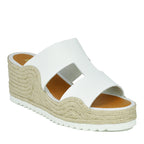 Christie Leather Espadrille Wedge Slide