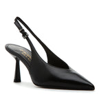 Cindy Leather Heel Slingback