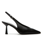 Cindy Leather Heel Slingback