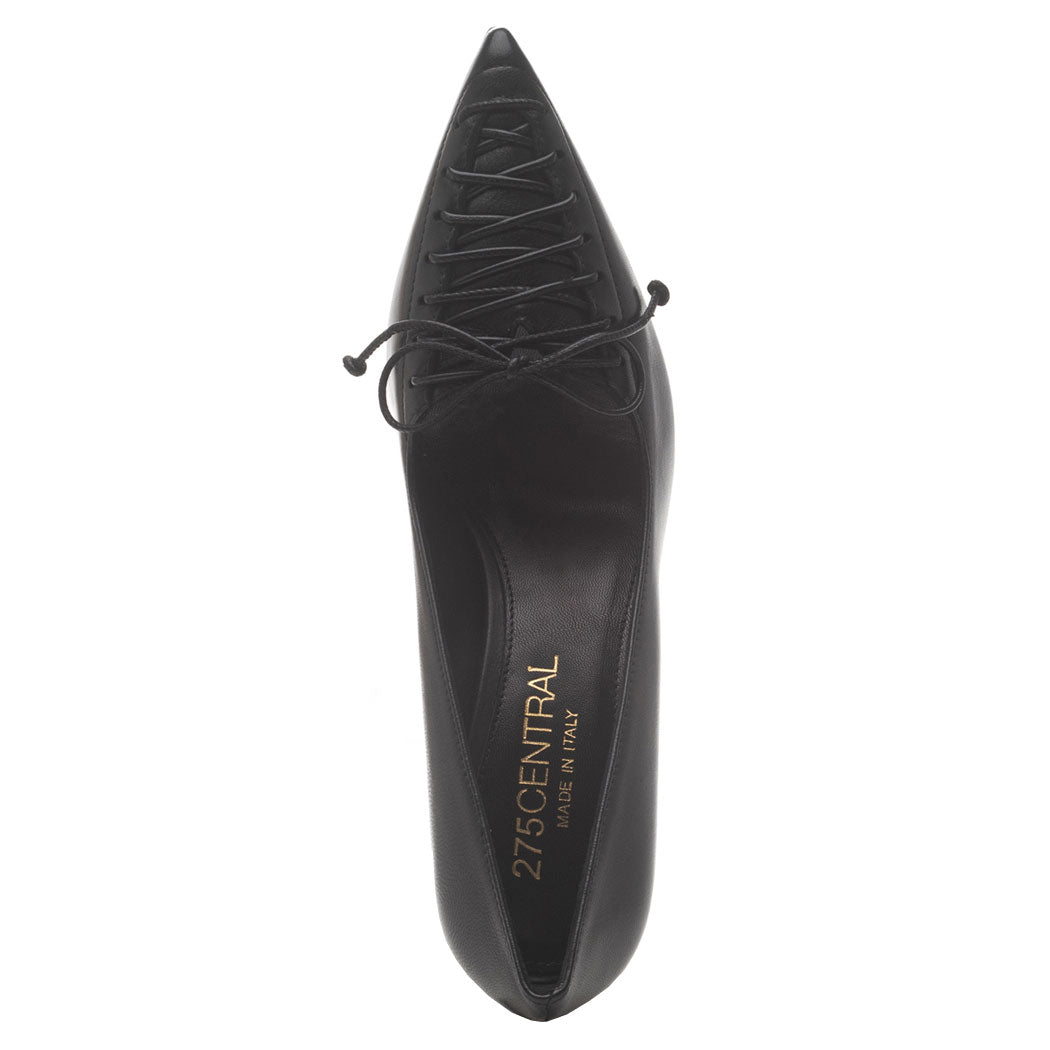 Conrad Leather Lace Heel Pump