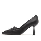 Conrad Leather Lace Heel Pump