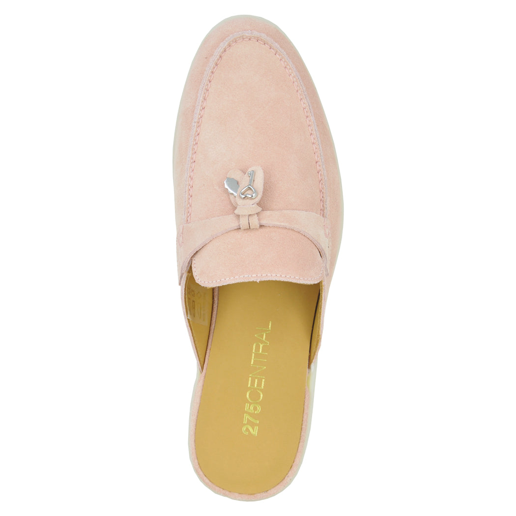 Fanning Suede Closed Toe Mule