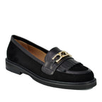 Fay Suede Kilty Ornament Loafer