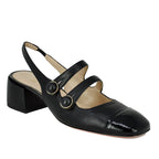 Finn Leather Cap Toe Slingback