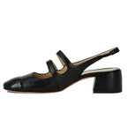 Finn Leather Cap Toe Slingback