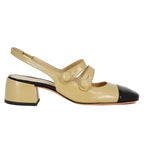 Finn Leather Cap Toe Slingback