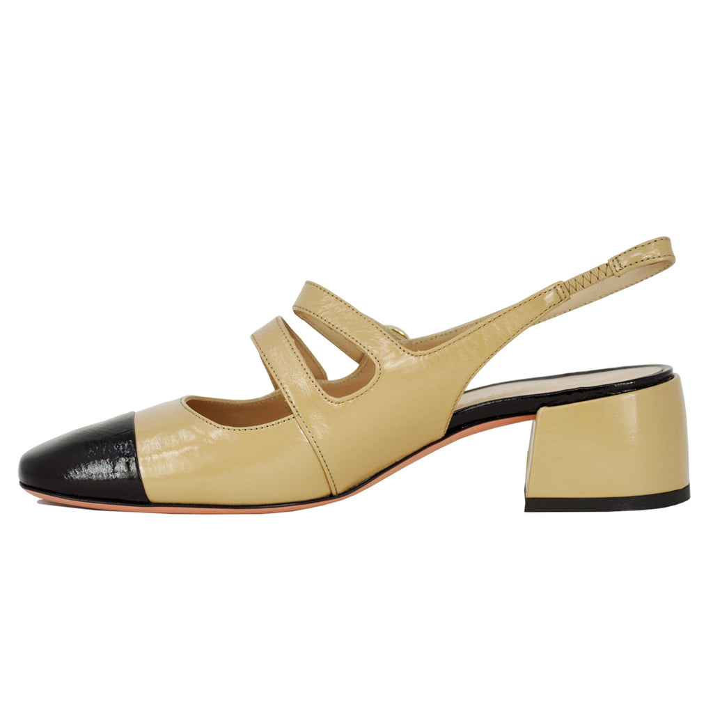 Finn Leather Cap Toe Slingback – Footnotes