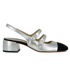 Finn Leather Cap Toe Slingback