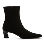 Fiona Stretch Suede Heel Boot