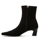 Fiona Stretch Suede Heel Boot