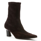 Fiona Stretch Suede Heel Boot
