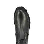 Fitz Stretch Leather Flat Boot