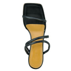 Flex Leather Strappy Heel Slide