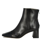 Flo Leather Cap Toe Bootie