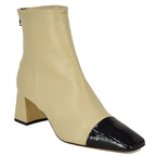 Flo Leather Cap Toe Bootie