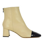 Flo Leather Cap Toe Bootie