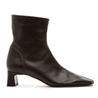 Flower Nappa Leather Heel Boot