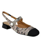 Fortich Fabric Chain Slingback