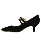 Francia Suede Mary Jane Pump