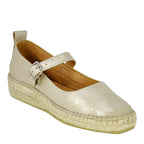 Francine Metallic Flat Espadrille