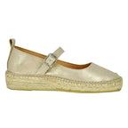 Francine Metallic Flat Espadrille