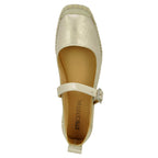 Francine Metallic Flat Espadrille