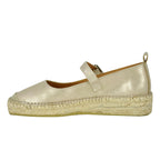 Francine Metallic Flat Espadrille