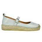 Francine Metallic Flat Espadrille