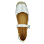 Francine Metallic Flat Espadrille