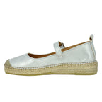 Francine Metallic Flat Espadrille