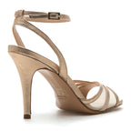 Frankel Metallic Heel Sandal
