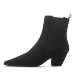 Franzie Suede Heel Bootie