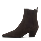 Franzie Suede Heel Bootie