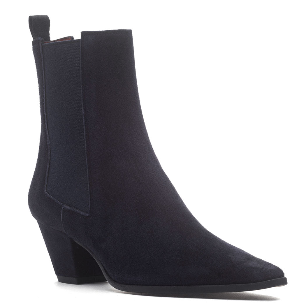 Franzie Suede Heel Bootie