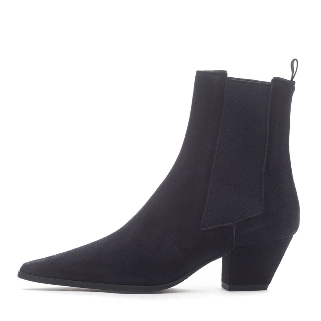 Franzie Suede Heel Bootie