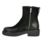 Friday Leather Double Zipper Bootie