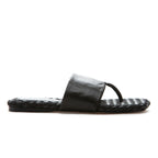 Ikenna Leather Woven Flat Thong