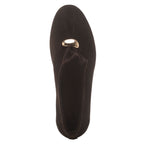 Illy Suede Metal Flat Loafer