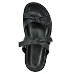 Irina Leather Bow Footbed Slide