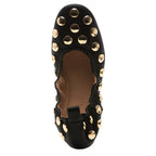 Issie Studded Leather Ballet